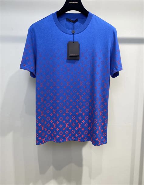 blue Louis Vuitton shirt